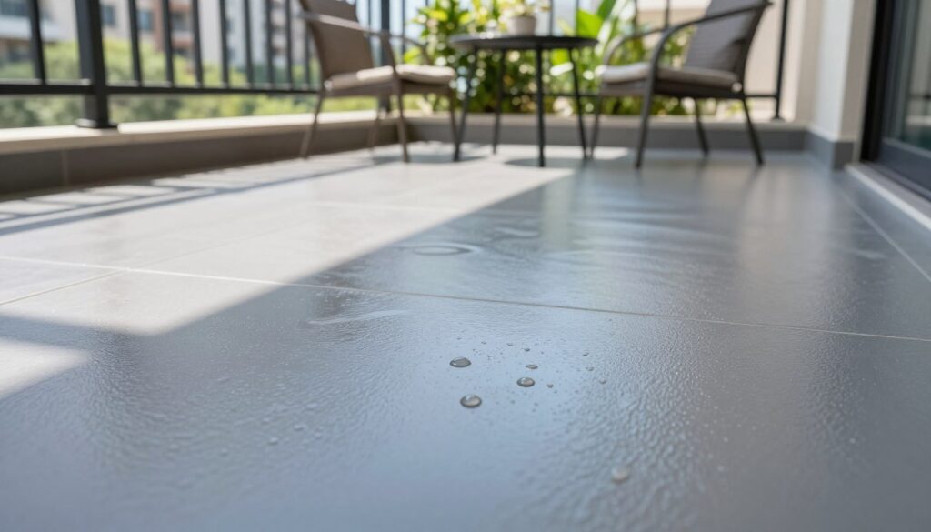 warstwa żywiczna na balkon